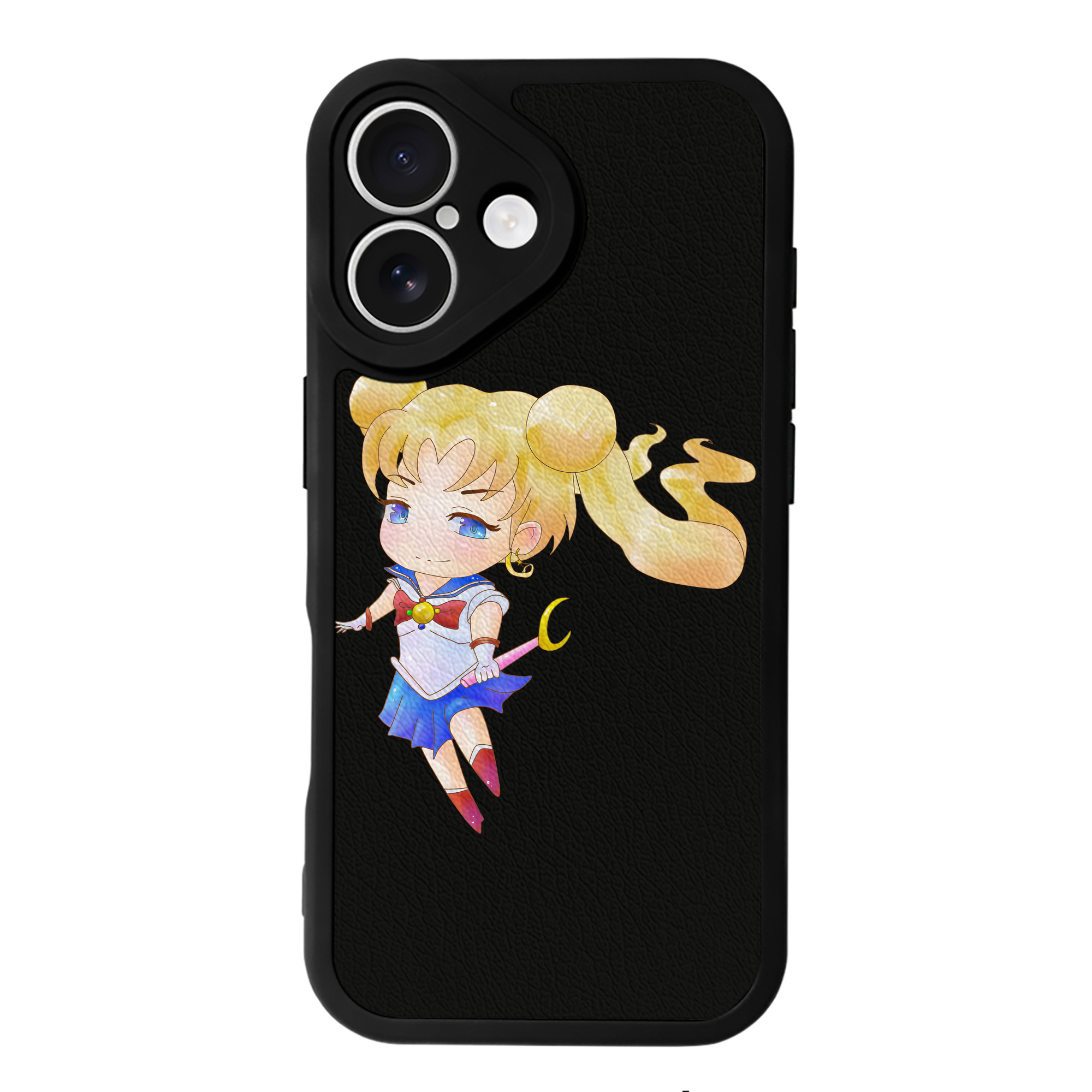 （画像用） 美少女戦士セーラームーン 愛野 美奈子 あいの みなこ Sailor Moon Aino Minako 【iPhone 16シリーズ対応】シリコンスマホケース（レザー調） 材質：シリコン